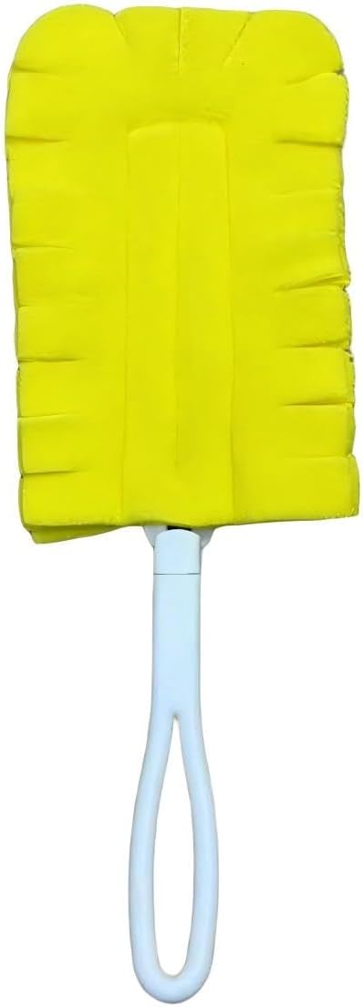 360° Electrostatic Duster Refills, 2026 New Washable & Reusable Microfiber Pads Fleece Duster Refill Compatible Tools for Cleaning Home, Blinds, Car, Pet, Furniture, Fans (Yellow)