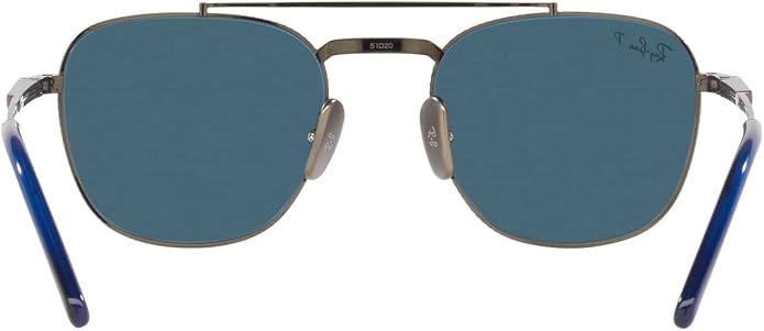 Ray-Ban Unisex Rb8258 Frank II Titanium Aviator Sunglasses