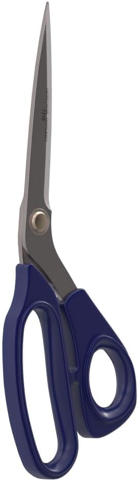Klein Tools 7310 Heavy-Duty Bent Trimmer Scissors, Made in USA, 11-Inch Large Stainless Steel Ambidextrous Snips with Long Blades and Bent Handles for Professional and Household Use