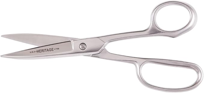 Klein Tools G758HC Scissors, Made in USA, Utility Shear for Use in Poultry and Other Sanitary Environments, Stainless Steel, 8-Inch (Pack of 2)