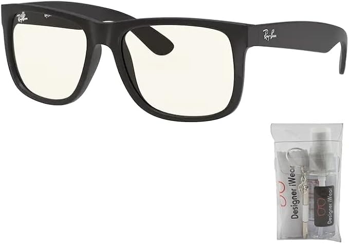 Ray-Ban RB4165 JUSTIN Sunglasses For Men For Women+BUNDLE with ACCESSORY EYEWEAR KIT