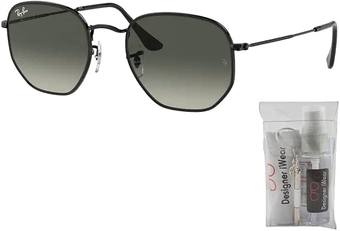 Ray-Ban RB3548 Hexagonal Sunglasses For Men For Women +BUNDLE with ACCESSORY EYEWEAR KIT