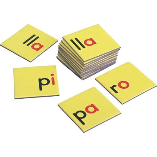 Really Good Stuff Construcción de palabras Tapetes y tarjetas (Spanish Word Building Mats and Cards) - 1 Multi-Item kit