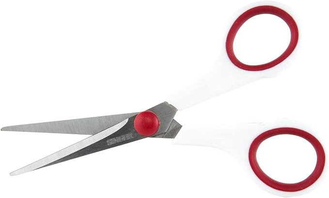 SINGER 00448 5-1/2-Inch Sewing Scissors with Comfort Grip,