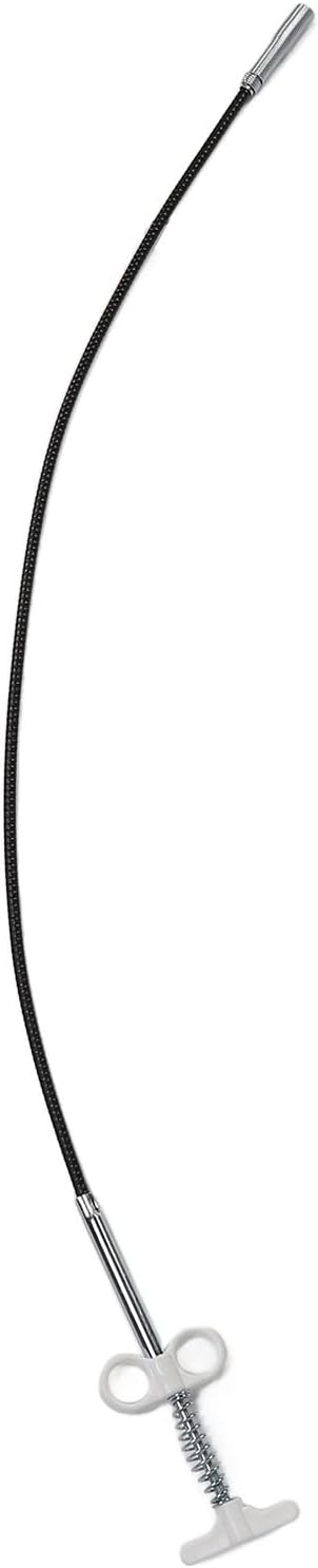 Drain Snake Hair Clog Remover Tool Flexible Scalable Deep Cleaning Drain Clog Remover for Bathroom Sink Toilet Shower Drain Pipes Plastic Set of 4 Hooks and 1 Grabber