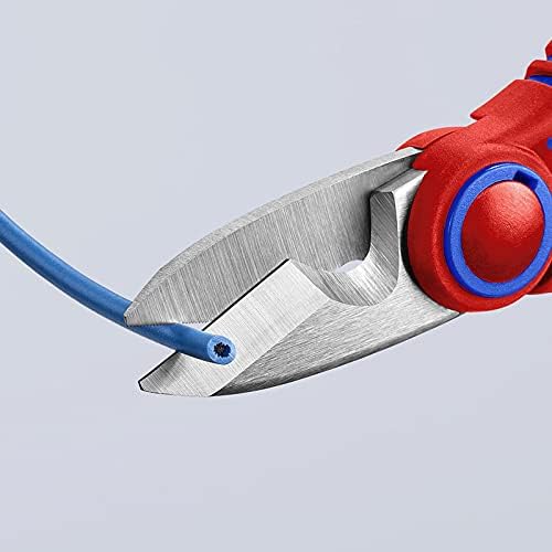 KNIPEX Tools 95 05 10 SBA Electricians' Shears with Crimp Area for Ferrules, 6.25-Inch