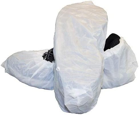CleanPro® Disposable Polyethylene Shoe Covers (Pack of 300) (Large, White)