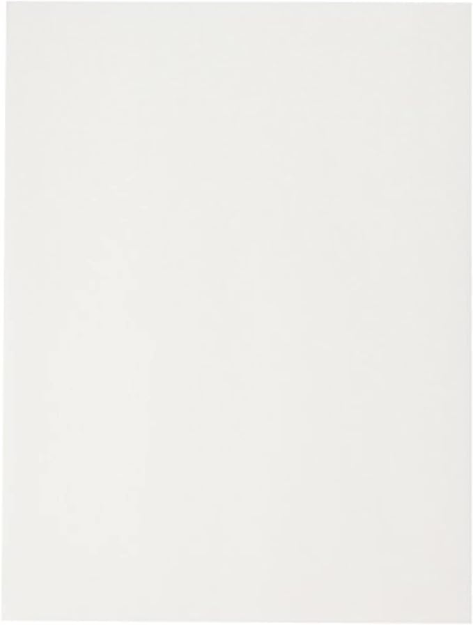 School Smart - 85604 Value Drawing Paper, 50 lb., 9 x 12 Inches, Soft White, Pack of 500