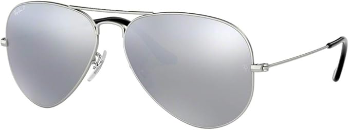 Ray-Ban RB3025 Metal POLARIZED Aviator Sunglasses For Men For Women +BUNDLE with ACCESSORY EYEWEAR KIT