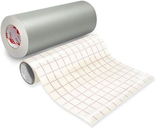 ORACAL 8710 Frosted Translucent White Etched Glass 12" x 24" Window Vinyl Roll Including 12" x 24" Roll of Clear Transfer Paper (2 Roll Pack)