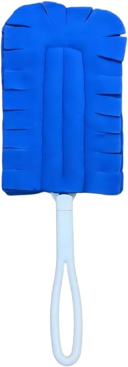 360° Electrostatic Duster Refills, 2026 New Washable & Reusable Microfiber Pads Fleece Duster Refill Compatible Tools for Cleaning Home, Blinds, Car, Pet, Furniture, Fans (Blue)