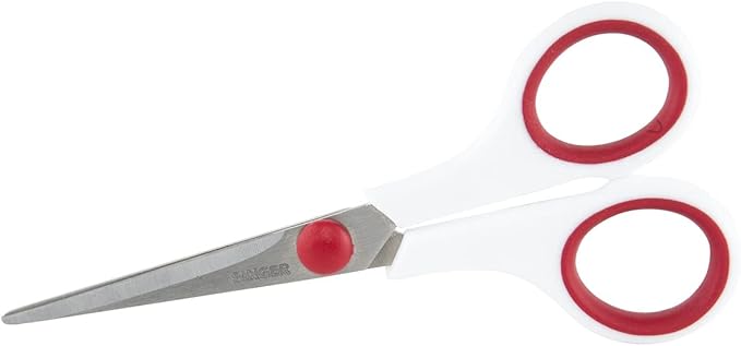 SINGER 00448 5-1/2-Inch Sewing Scissors with Comfort Grip,