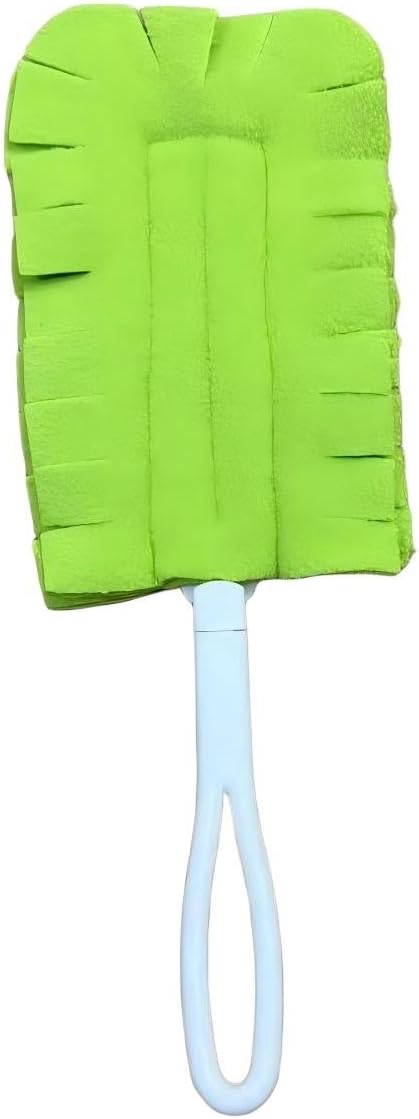 360° Electrostatic Duster Refills, 2026 New Washable & Reusable Microfiber Pads Fleece Duster Refill Compatible Tools for Cleaning Home, Blinds, Car, Pet, Furniture, Fans (Green)