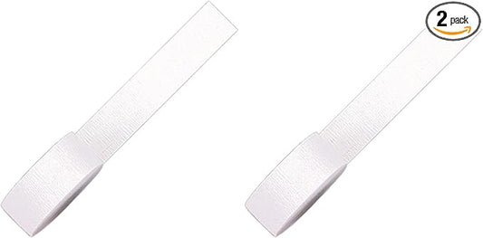 Amscan Party Crepe Streamer, 81 ft, Frosty White (Pack of 2)