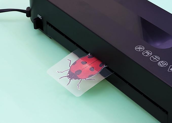 ONLYKXY 2.5x3.7-Inches Transparent Universal Thermal Laminating Sheets Pouches Premium Films for Laminator Machine - Photo Paper Files Card Picture for Office 100Pcs
