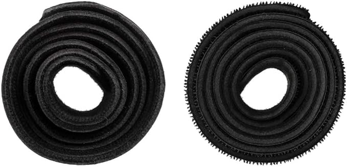 Klein Tools 450-320 Cable Management Sleeve, Cord Management for Home, Office or Job, 1-1/4-Inch Max Diameter, 3-Foot Length, Black, 2-Pack