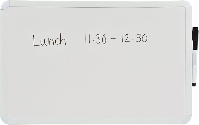 School Smart Dry Erase Board, 11 x 17 Inches, White