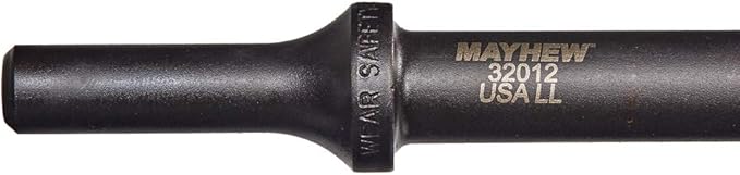 Mayhew Tools 32012 Pneumatic Taper Punch, 1/8" x 18", Black Oxide Finish