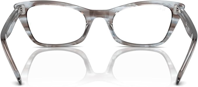 Ray-Ban Women's RX5499 Lady Burbank Cat Eye Prescription Eyewear Frames