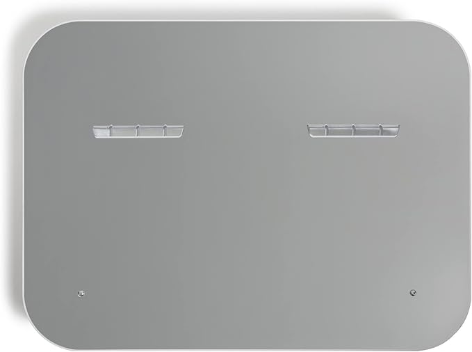 U Brands Magnetic Glass Dry-Erase Board with Floating Tray (24" W x 18" H)