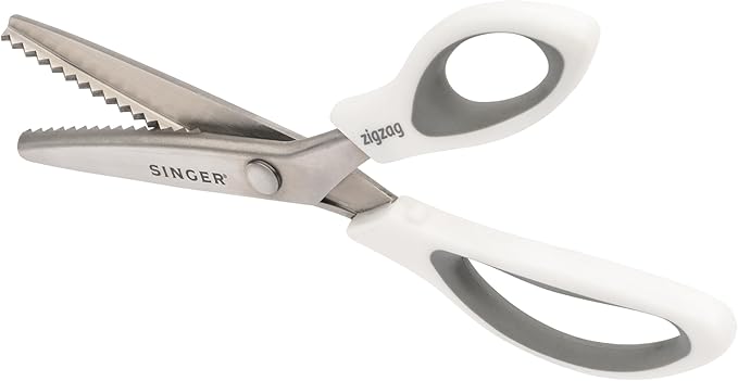 SINGER 9" Pinking Shears - Zig Zag Scissors for Fabric