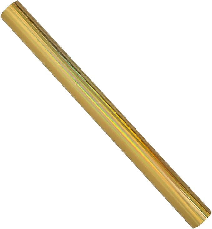 Coolprints Foil for Laminator and Laser Printer, Foil for Toner, Special Colors, Roll of 12.6 Inches x 32.8 Feet (Gold Holographic)