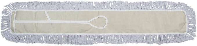 48 Inch Commercial Dust Mop Replacement Head – Reusable Cotton Dust Mop Refill for Floor Cleaning and Janitorial Use