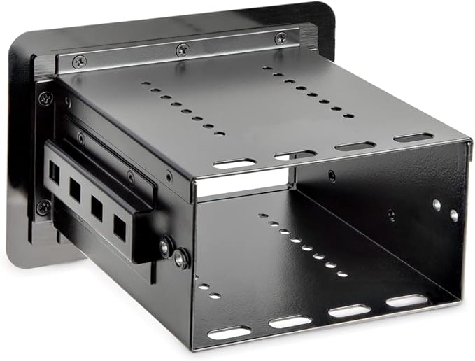 StarTech.com Single-Module Conference Table Connectivity Box - for Adding Power/Charging/AV/Laptop Docking Module (BEZ4MOD)