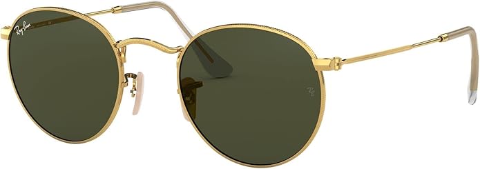 Ray-Ban Unisex Rb3447 Round Metal Round Sunglasses