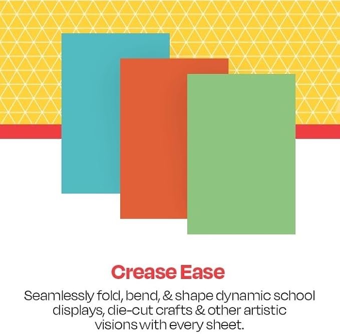 School Smart Bristol Board, 9 x 12 Inches, Assorted Colors, Pack of 100