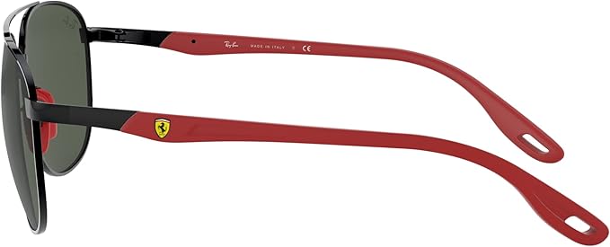 Ray-Ban Unisex Rb3659m Scuderia Ferrari Collection Square Sunglasses
