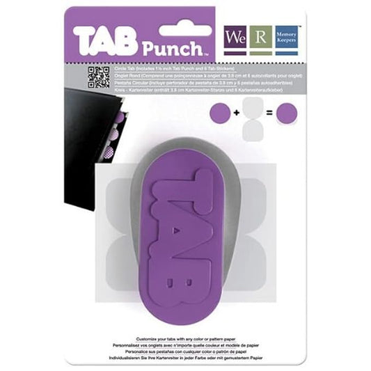We R Memory Keepers Tab Paper Punch, Circle