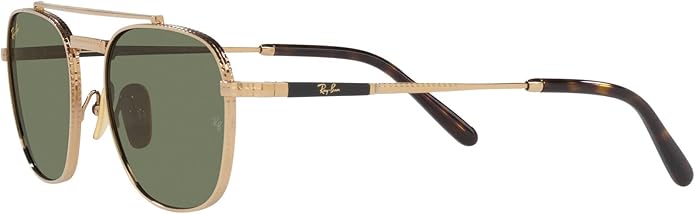 Ray-Ban Unisex Rb8258 Frank II Titanium Aviator Sunglasses