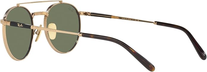 Ray-Ban Unisex Rb8237 Round II Titanium Round Sunglasses