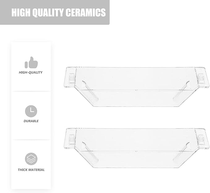 jojofuny Oil Catcher Cup for Range Hood 2Pcs Transparent Plastic Grease Cup Replacement Parts for Kitchen Hood Filter Accessories