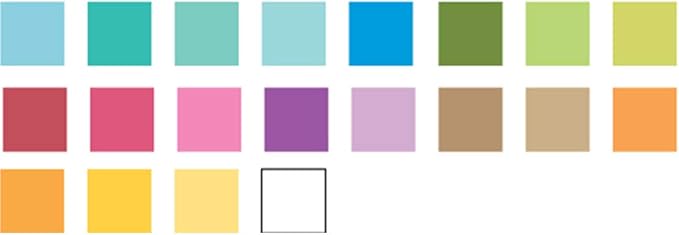 Cardstock 12x12 Scrapbook Paper Pack - Textured Heavy Duty Paper for Die Cutting, Card Making, Crafts - 60 Square Sheets, 20 Unique Colors, 80lb (216gsm), Solid Core - Tropical