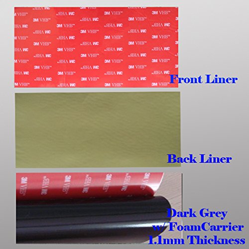 3M VHB 100x200mm~ (4" X8") Double Sided Foam Adhesive Sheet Tape 5952 Automotive Mounting Industrial Grade Very High Bond 5952 (1 Sheets 100x200mm)