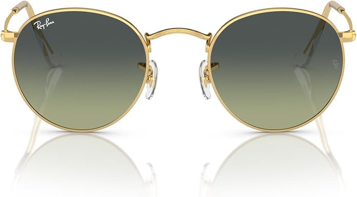 Ray-Ban Unisex Rb3447 Round Metal Round Sunglasses
