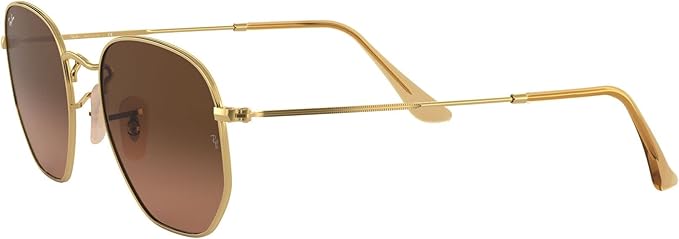 Ray-Ban unisex-adult Rb3548n Hexagonal Flat Lens Hexagonal Sunglasses