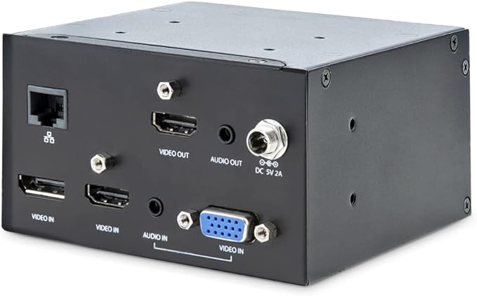 StarTech.com Audio/Video Module for Conference Table Connectivity Box - 4K - HDMI, DP, VGA - Table-Mounting Bracket Included (MOD4AVHD)
