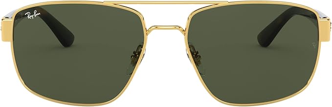 Ray-Ban RB3663 Metal Rectangular Sunglasses
