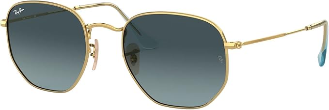 Ray-Ban unisex-adult Rb3548n Hexagonal Flat Lens Hexagonal Sunglasses