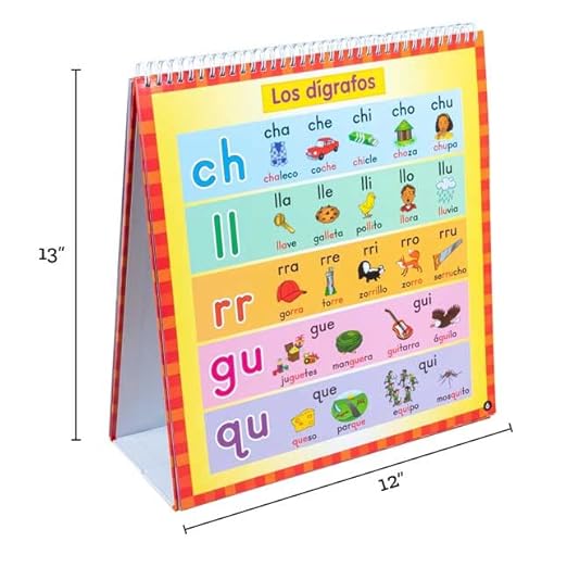 Really Good Stuff Spanish Sounds, Syllables, and More Flip Chart (Sonidos, s?labas y m?s) - 1 flip Chart