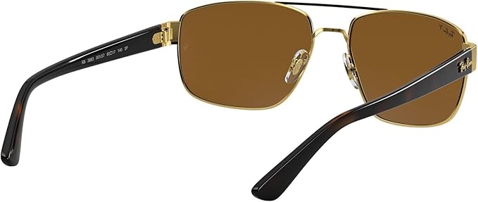 Ray-Ban RB3663 Metal Rectangular Sunglasses