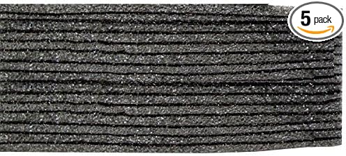 FastCap Kaizen Foam Sheet for Tool Box Organizers and Storage - Perfect for Professional Contractors - 57mm Thickness, 2' x 4' Sheet Size, Black 5-Pack