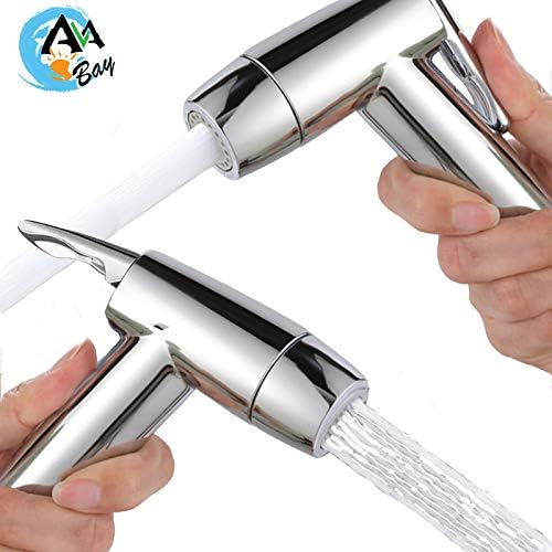 Dual Mode Toilet Bidet Sprayer Head – Chrome Finish Handheld Bidet for Toilet & Bathroom Cleaning – Cloth Diaper Sprayer, Muslim Shower, Jet Spray – G1/2 Coupling
