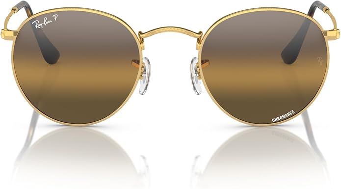 Ray-Ban Unisex Rb3447 Round Metal Round Sunglasses