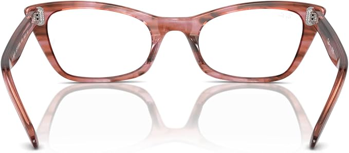 Ray-Ban Women's RX5499 Lady Burbank Cat Eye Prescription Eyewear Frames