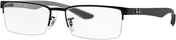 Ray-Ban Unisex Rx8412 Rectangular Prescription Eyeglass Frames
