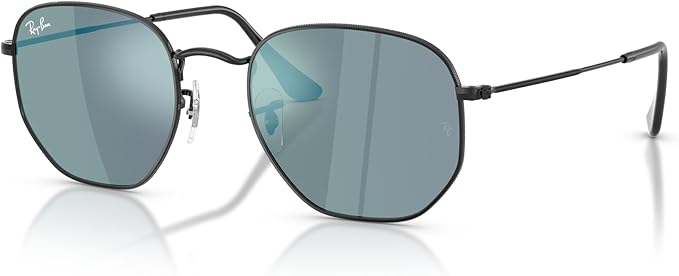 Ray-Ban unisex-adult Rb3548n Hexagonal Flat Lens Hexagonal Sunglasses